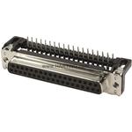 Conn D-Sub F 37 POS 1.38mm Solder RA Thru-Hole 37 Terminal 1 Port