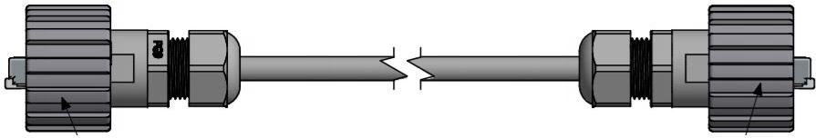 CONEC-17-131084 null Cable Assembly Cat 5e UTP 1m 24AWG RJ-45 to RJ-45 8 to 8 POS M-M