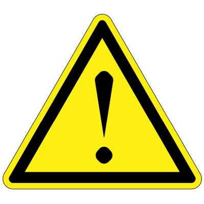 Panduit-PESW-B-9Y Étiquettes Labels Warning Label Vinyl Black/Yellow