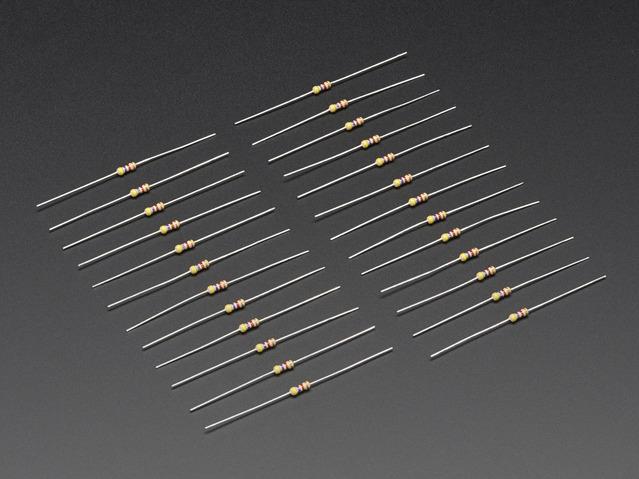 Adafruit Industries-2783 Resistor Kits Resistor kits - 4.7K ohm 5% 1/4W - Pack of 25