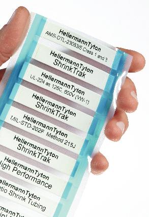 HellermannTyton-553-50011 Kabelmarkierungen Cable Markers Printable Heat Shrink ST Polyolefin White Roll