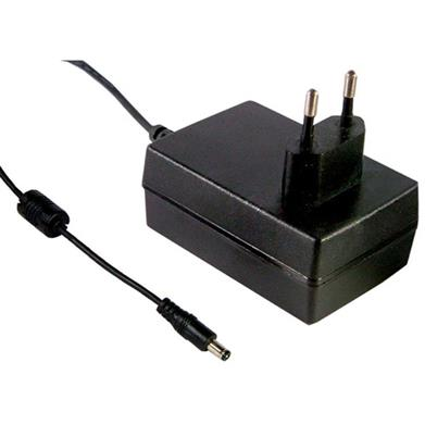 Mean Well Enterprises-GST25E09-P1J Externer steckbarer Adapter Plug-In Adapter Single-OUT 9V 2.55A 23W