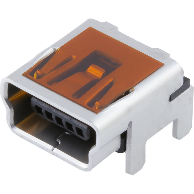 Molex-54819-0589 Connector USB Conn Mini USB Type B RCP 5 POS 0.8mm Solder RA SMD 5 Terminal 1 Port T/R