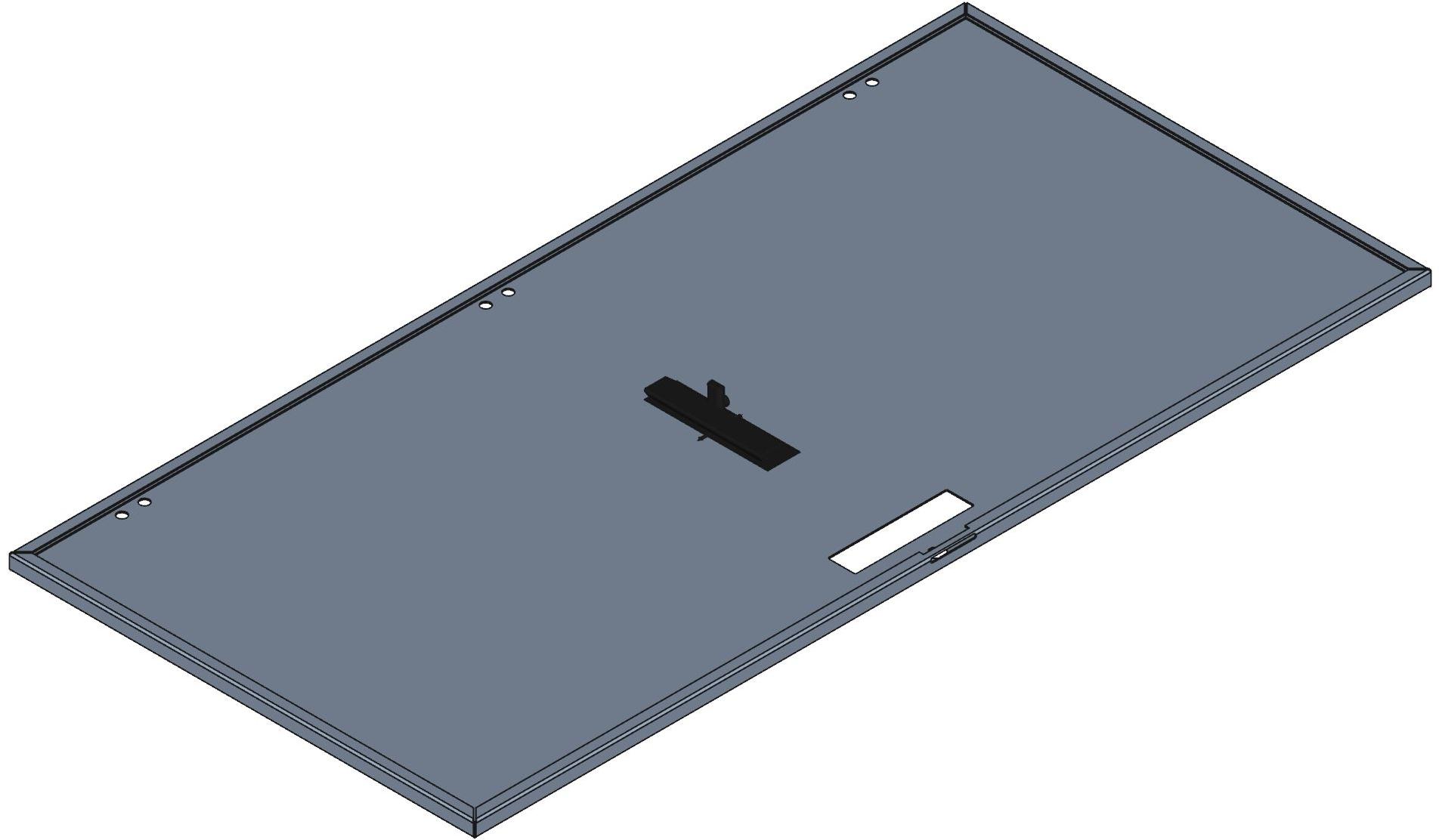 Hammond Manufacturing-C4DF2442SBK1 null C4 Solid Door 24X42