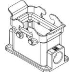 Box Mounting Base 90° 10B Shell Size Powder Die Cast Aluminum Han®