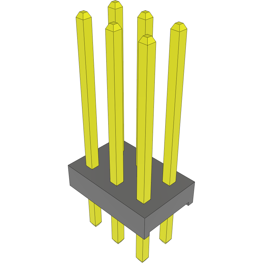 Samtec-MTMM-103-09-F-D-350 Steckverbinderleisten und Leiterplattenbuchsen Conn Unshrouded Header HDR 6 POS 2mm Solder ST Thru-Hole Bulk