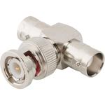 Conn BNC Adapter 0Hz to 4GHz 50Ohm T Style PL/(2)RCP Gold