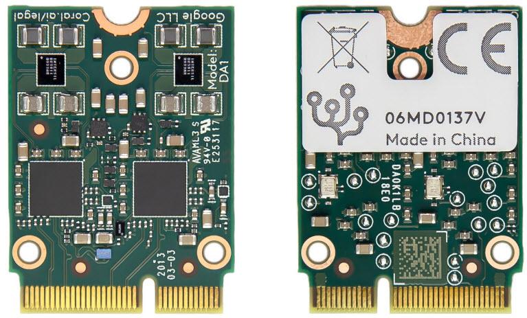 Google LLC-G650-06076-01 Specialized Interfaces M.2 Accelerator with Dual Edge TPU