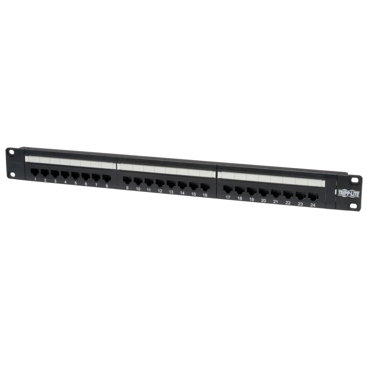 Eaton (formerly TrippLite)-N252-024 Steckverbinder, Telefon und Telekommunikation Conn RJ-45 Patch Panel F 192 POS Punch Down ST Panel Mount 192 Terminal 24 Port Cat 5/Cat 5e