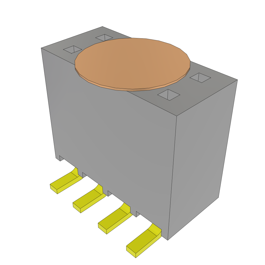 Samtec-SSW-104-22-G-D-VS-K-FR Steckverbinderleisten und Leiterplattenbuchsen Conn Socket Strip SKT 8 POS 2.54mm Solder ST SMD T/R