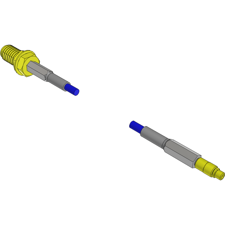 Samtec-RF178-01BJ1-03SP1-0300 Kabelbaugruppen Koaxial Cable Assembly Coaxial 0.3m 30AWG SMA to MMCX F-PL Bag