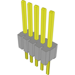 Conn Unshrouded Header HDR 5 POS 1.27mm Solder ST Top Entry Thru-Hole Layer