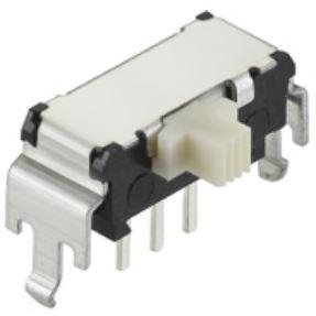ALPS ALPINE CO., LTD-SSSS915001 Schiebeschalter Switch Slide SPDT Side Slide 0.1A 12VDC 10000Cycles PC Pins Bracket Mount/Through Hole Bulk
