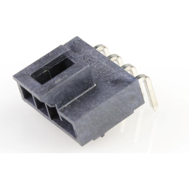 Molex-1053131804 Piastre connettori e prese PCB Conn Wire to Board HDR 4Power POS 2.5mm Solder RA Side Entry Thru-Hole T/R