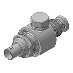 Conn BNC Adapter 0Hz to 1000MHz 50Ohm ST M/F Gold