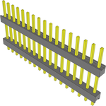 Conn Board Stacker HDR 17 POS 2.54mm Solder ST Top Entry Thru-Hole Bulk