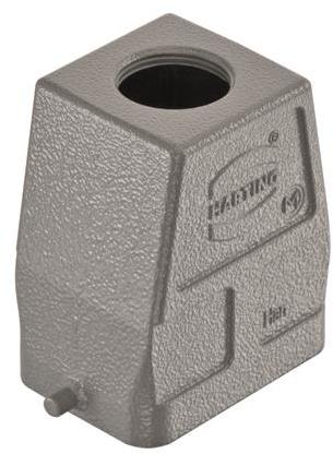 HARTING-19300060446 Adaptadores de manguitos ajustables Hood 180° 6B Shell Size Powder Die Cast Aluminum Single Lock Han®