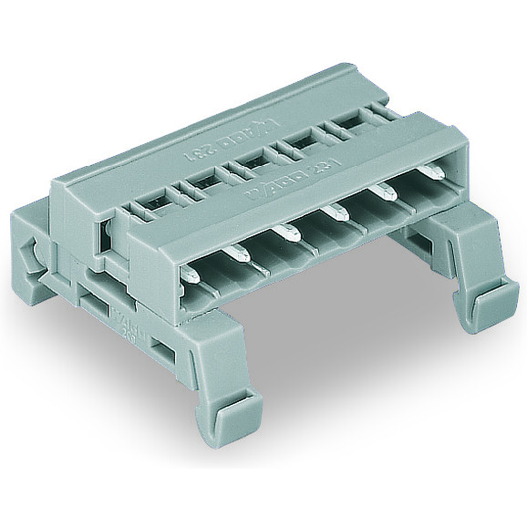 WAGO-232-566/007-000 Steckverbinderleisten und Leiterplattenbuchsen Double Pin Header, DIN-35 Rail Mounting, Pin spacing 7.5 mm, 6-pole