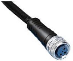 Molex-0807 041KF 05600 null Cable Assembly Circular Patch Cord 5m 24AWG M8 Circular 4 POS F Crimp