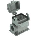 Box Mounting Base 90° 6B Shell Size Powder Die Cast Aluminum Single Lock Han®