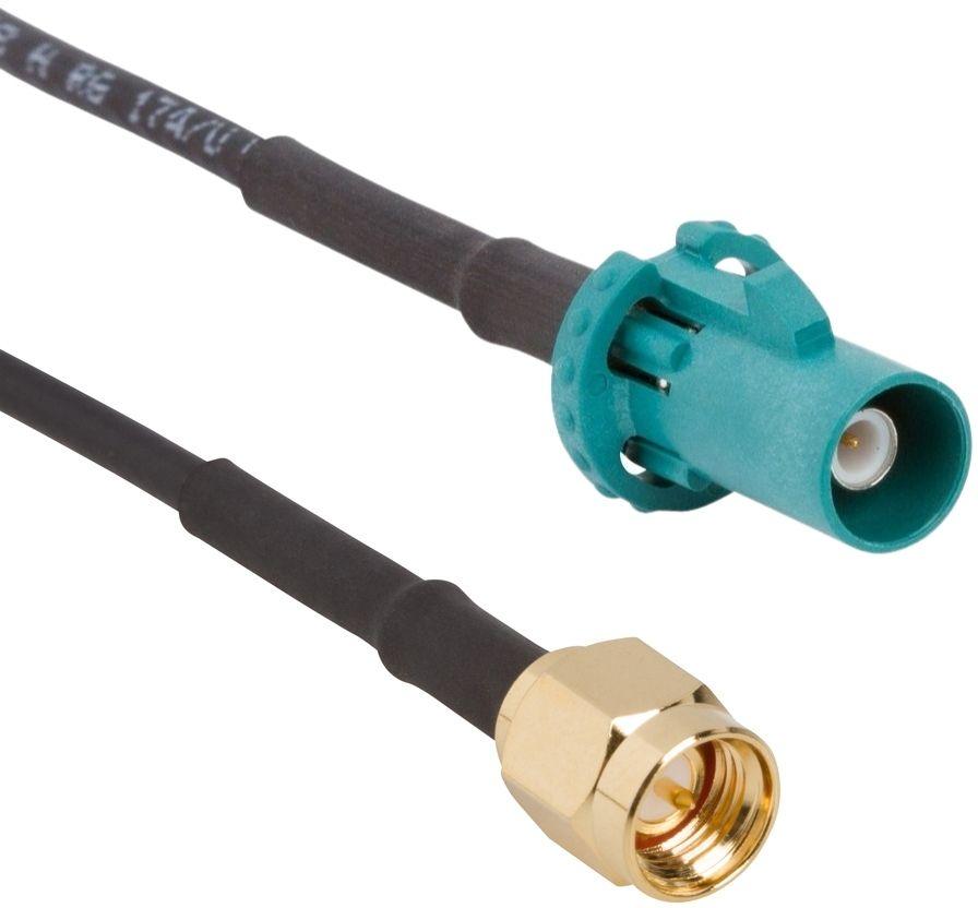 Amphenol-095Z820-166M200 Kabelbaugruppen Koaxial FAKRA to SMA Coaxial Cable Assembly