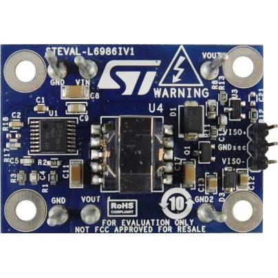STMicroelectronics-STEVAL-L6986IV1 Energiemanagement, Entwicklungsplatinen und -kits 38 V, 5 W synchronous iso-buck converter evaluation board with dual isolated output based on the L6986I