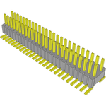 Conn Unshrouded Header HDR 50 POS 1.27mm Solder ST Top Entry SMD Tube