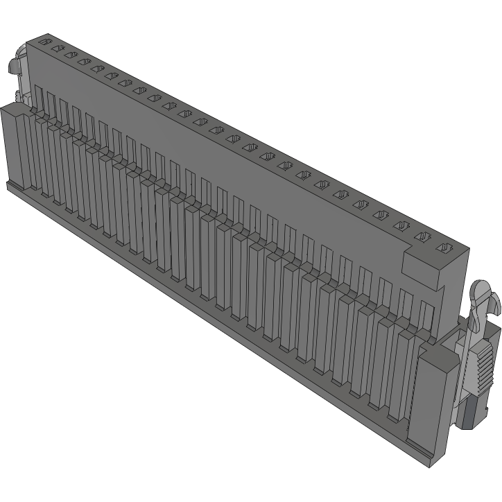 Samtec-ISDF-25-S-M Custodia filo connettore dedicato Conn Housing PL 25 POS 1.27mm Crimp ST Cable Mount Black Tube