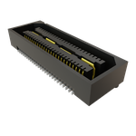 Conn Micro High Speed Terminal Strip HDR 50 POS 2.03mm/0.635mm Solder RA Side Entry SMD/Thru-Hole Tray