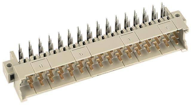 HARTING Technology Group-09061486921 Connector Backplane Conn DIN 41612 M 48 POS 5.08mm Solder RA Thru-Hole