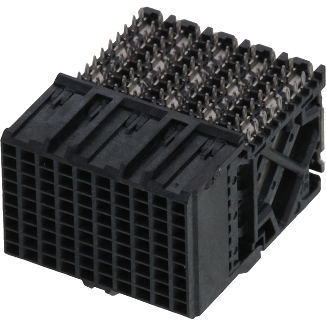 Molex-761701010 背板连接器 Conn Daughter Card RCP 90 POS 1.9mm Press Fit RA Thru-Hole Impact™ Tray