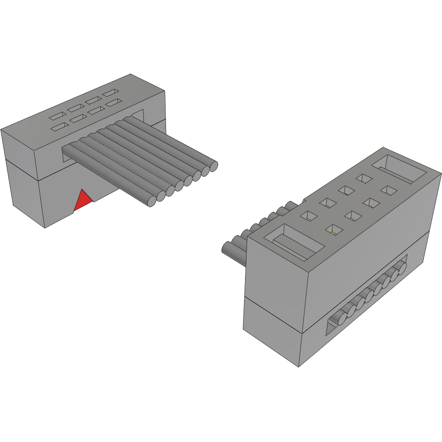 Samtec-FFSD-04-D-03.03-01-R  Flat IDC Cable Assembly