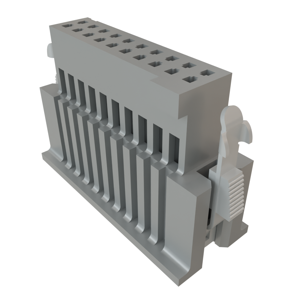 Samtec-ISDF-10-D-M Gaine de câblage de raccordement discret Conn Housing RCP 20 POS 1.27mm Crimp ST Cable Mount Black Tube