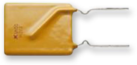 Littelfuse-RUEF600K-2 Fusible PTC réinitialisable PTC Resettable Fuse 6A(hold) 12A(trip) 30V 100A 3.5W 16s 0.005Ohm Radial 16.5 X 3 X 24.1mm T/R