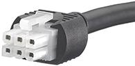 Molex-2451350620 Cable Assembly AC Power Cable Assembly 2m Mini-Fit to Mini-Fit 6 to 6 POS F-F Crimp-Crimp 18AWG