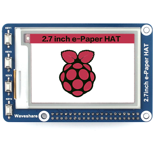 Seeed Technology Co.,Ltd-104990423 Development Kits and Tools E-Ink Display HAT Development Tool for Raspberry Pi and Arduino Red/Black/White 3 Color