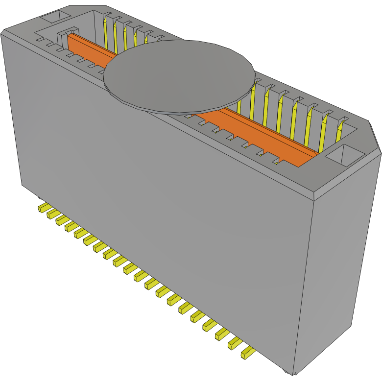 Samtec-QTE-020-03-C-D-A-K Connector Headers and PCB Receptacles Conn High Speed Micro Plane HDR 40 POS 0.8mm Solder ST Top Entry SMD Tray