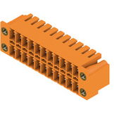 Weidmuller-1041050000 Steckverbinderleisten und Leiterplattenbuchsen Conn Wire to Board HDR 22 POS 3.81mm Solder RA Thru-Hole Box