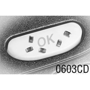 Pulse Electronics Corporation-PE-0603CD060GTT Induktionsspule, Oberflächenmontage Inductor RF Chip Wirewound 0.00668uH 2% 250MHz 25Q-Factor Ceramic 0.7A 0.11Ohm DCR 0603 T/R