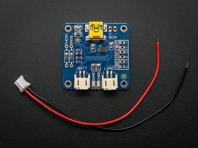 Adafruit Industries-259 Kit e schede di sviluppo gestione della potenza USB LiIon/LiPoly charger - v1.2