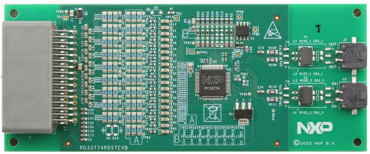 NXP Semiconductors-RD33774PDSTEVB Cartes et kits de développement de gestion de la puissance MC33774ATP Battery Management Evaluation Board