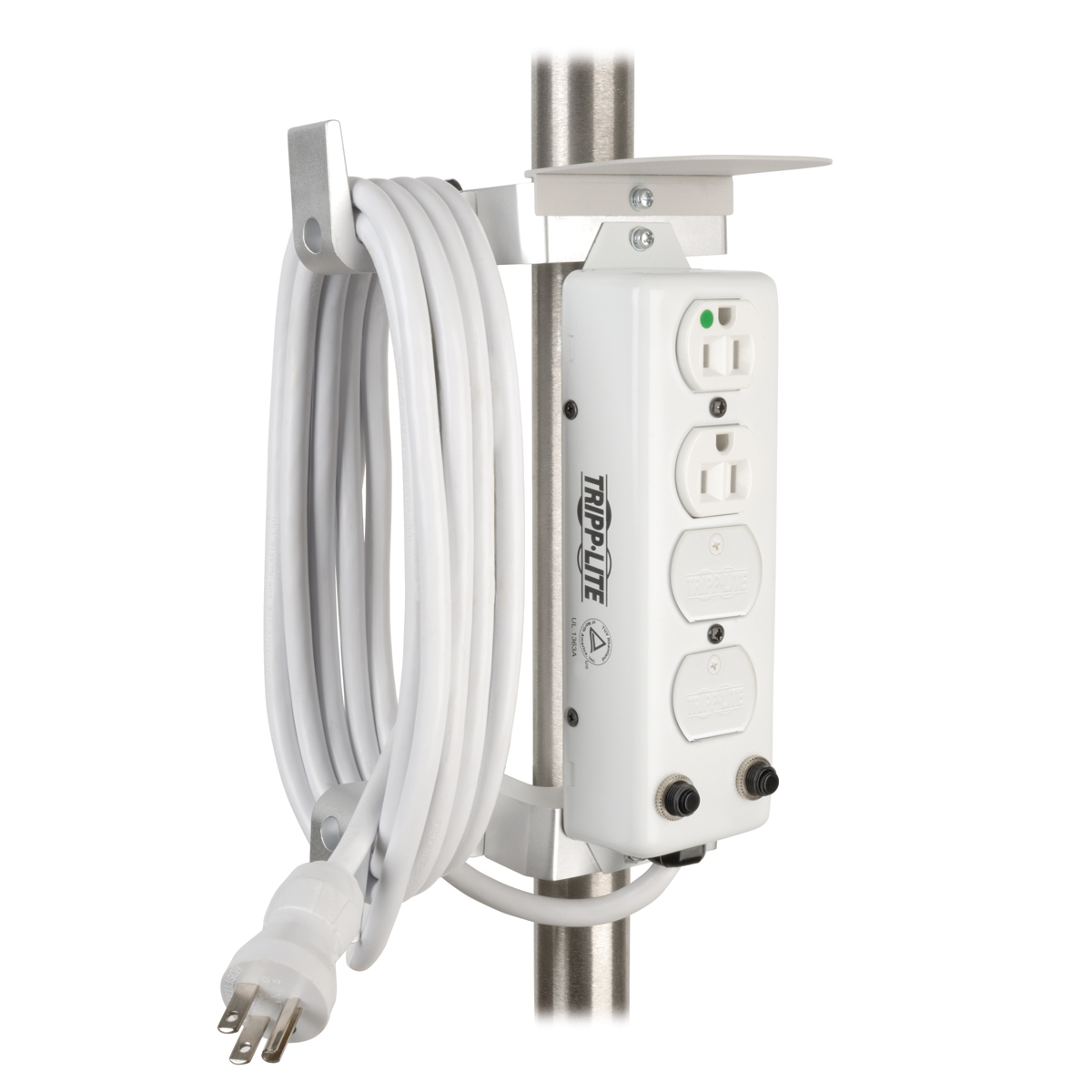 Eaton-PSCLAMP null Cable Management, Clamp White Panel Mount 57.15mm