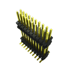 Samtec-FW-08-05-F-D-501-075-A-P-TR Steckverbinderleisten und Leiterplattenbuchsen Conn Board Stacker HDR 16 POS 1.27mm Solder ST Top Entry SMD FLEX STACK™ T/R