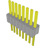 Conn Unshrouded Header HDR 8 POS 1.27mm Solder ST Top Entry Thru-Hole Tube