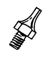 Weller Tools-DS111 Tools Other .093InOD x .024In ID x .5In Reach Threaded Tiplet for Desoldering Tools