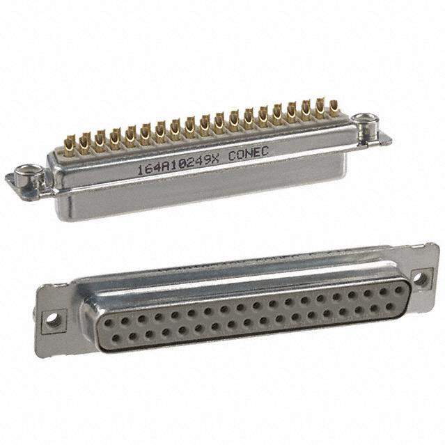 CONEC-162A10049X Conector D-subminiatura Conn D-Sub SKT 37 POS Solder Cup ST Panel Mount 37 Terminal 1 Port