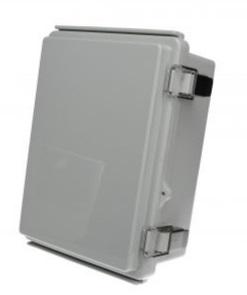 Bud Industries-PTQ-11042 Kästen, Gehäuse und Gestelle Fiberglass Box with Stainless Steel Latch 10.24x4.33x3.94