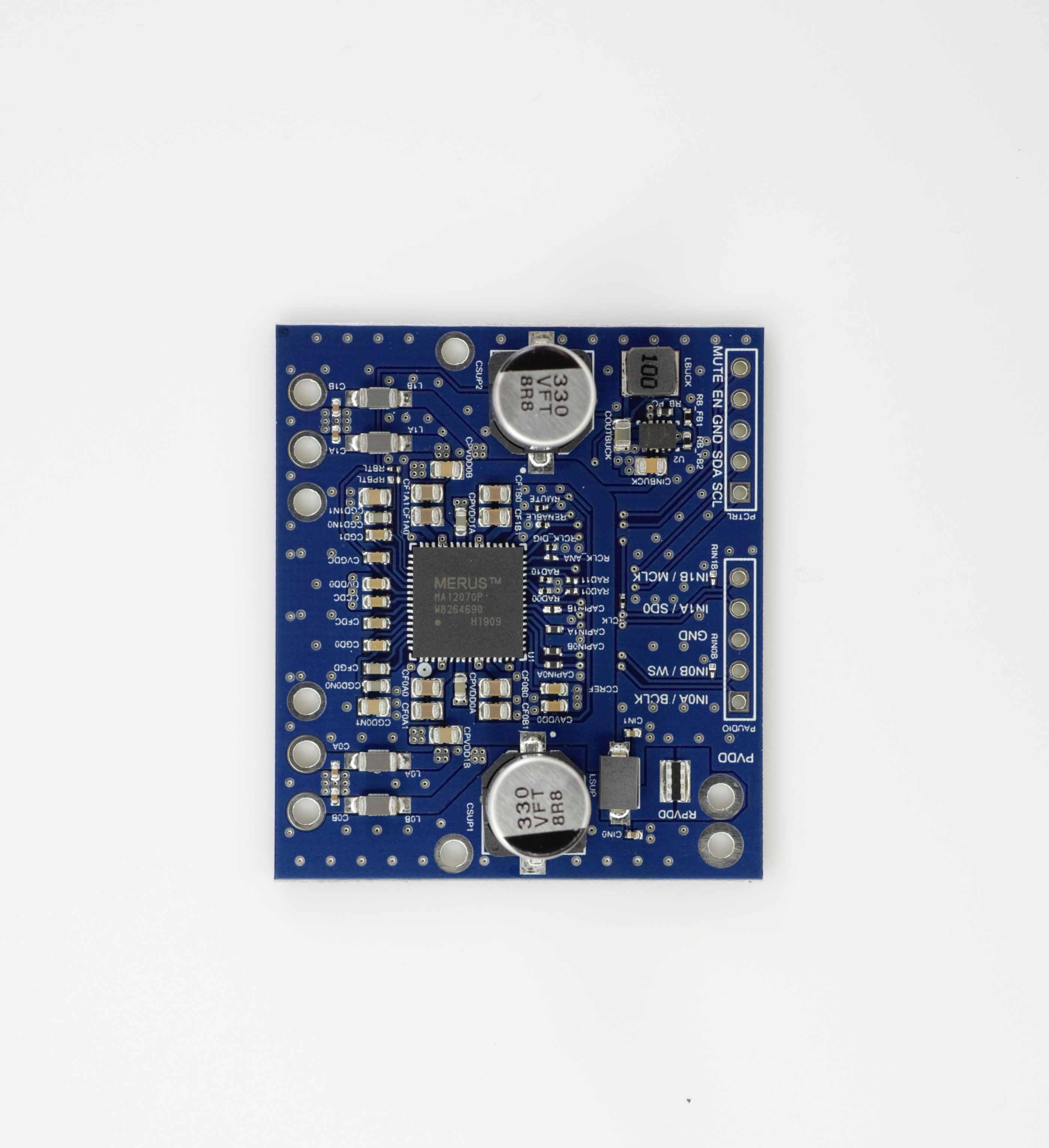 Infineon Technologies AG-REFAUDIODMA12070PTOBO1 放大器集成电路开发电路板和套件 Reference Board - Audio Board