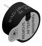 PUI Audio, Inc-AI-1440-TWT-12V-R Indicateur et alerte audio Audio Indicator Piezo 3VDC 16VDC 7mA 12VDC 80dBA 3500Hz to 4500Hz Through Hole Pin