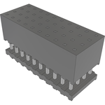 Conn Elevated Socket SKT 40 POS 2mm Solder ST Thru-Hole Layer